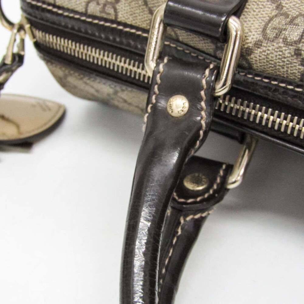 GUCCI Brown Leather Boston Bag - Picture 16 of 16